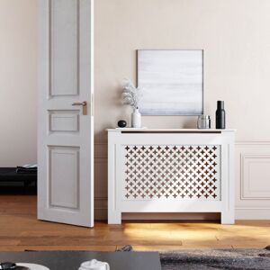 Radiator Covers White Painted for Living Room/Bedroom/Kitchen, Medium - Elegant