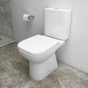 RAK CERAMICS Rak Origin Close Coupled Toilet Short Projection wc Inc Soft Close Seat Compact