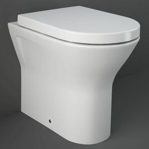 RAK CERAMICS Rak Resort Rimless Back to Wall Toilet 450mm Extended Height - Soft Close Seat