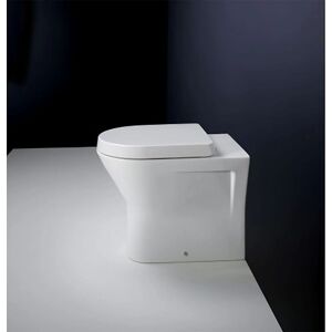 RAK CERAMICS RAK Resort Comfort Height Rimless Back To Wall Toilet WC Pan 42.5cm, With Seat