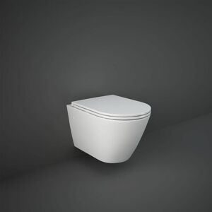 RAK CERAMICS Rak Resort Rimless Wall Hung Toilet - Slim Sandwich Soft Close Seat
