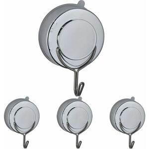 Dewdat - Removable Suction Hooks Heavy Duty, Wall Hooks Stick on Kitchen Back of Door Window, Shower Hooks with Suction Cup for Bathroom Hanging Robe