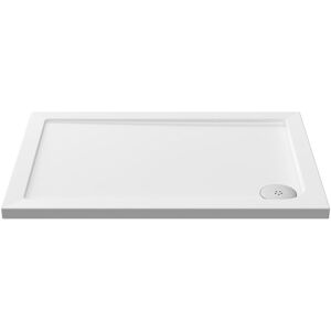 BALTERLEY 1000mm x 700mm Premium Rectangular Shower Tray - White