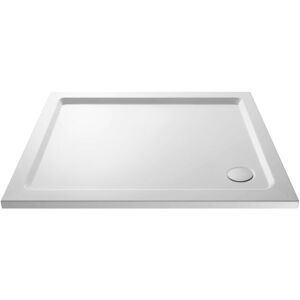 BALTERLEY 900mm x 760mm Premium Rectangular Shower Tray - White