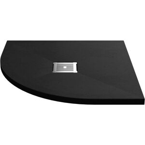 BALTERLEY 800mm Premium Slimline Quadrant Shower Tray - Slate Black