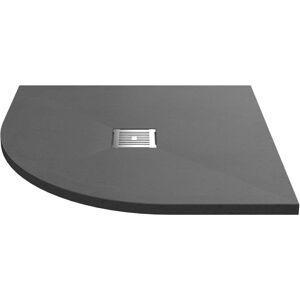 BALTERLEY 900mm Premium Slimline Quadrant Shower Tray - Slate Grey
