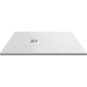 BALTERLEY 1200mm x 900mm Premium Slimline Rectangular Shower Tray - Slate White