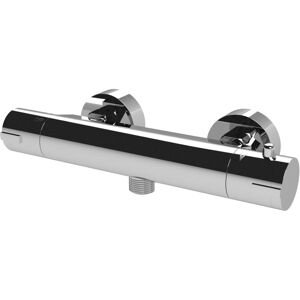Balterley - Round Wall Mount Shower Thermostatic Bar Valve Tap (Kit Not Included) - Chrome