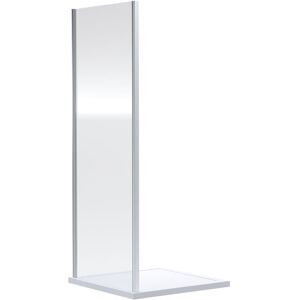 Balterley - Ruwa 6mm Toughened Safety Glass Side Panel - 1900 x 900mm - Chrome