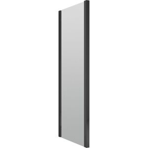 Balterley - Ruwa 6mm Toughened Safety Glass Side Panel - 1900 x 800mm - Matt Black