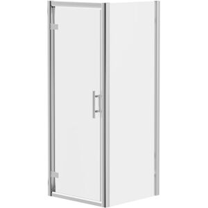 Wholesale Domestic Series 8 Plus Chrome 900mm x 900mm Hinged Door Shower Enclosure