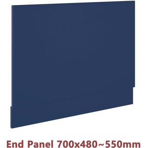 NRG - Shower Bathtub mdf Bath Panel Matt Navy Blue 700mm End Panel