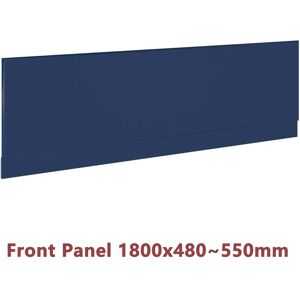 NRG - Shower Bathtub mdf Bath Panel Matt Navy Blue 1800mm Front Panel