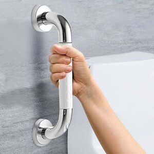 LINGHHANG Shower Grab Bar (50cm White), Anti-Slip Grab Bar Handle, Wall Mounted Stainless Steel Grab Bar, Safety Bathtub Handle for Shower or Toilet, Bathroom,