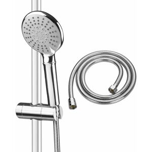 Héloise - Shower Head Kit with Hose and Shower Head Holder, Universal Attachment with 5 Adjustable Spray Patterns for Adjustable Slide Bar 18-25mm