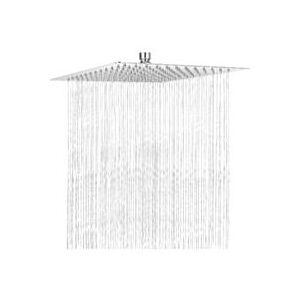 Hyy Ar - Shower Head, Ultra-thin Hand Shower, 304 Stainless Steel Square Shower Head, 8 Inch, Bathroom Accessories, High Pressure Water Saving