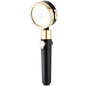 Linghhang - Shower Head, Water Saving and Anti-Limescale Shower Head, High Pressure Bathroom Hand Shower with 3 Modes and Filter, One-Touch Water