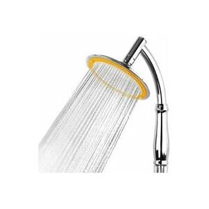 HYY AR Shower Head with Hose - XXL Hand Shower - 5 Spray Modes - 150mm Diameter with 1.5m Stainless Steel Shower Hose - for Bathtubs and Showers