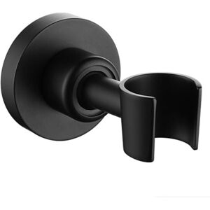 Ymyny - Shower holder, shower head holder made of 304 stainless steel, 360° adjustable (black)