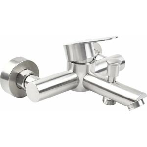 DEWDAT Shower mixer tap for bathroom Modern Bathtub Faucet - 304 Stainless Steel Wall Mounted Shower Mixer with Manual Diverter - Flow Control