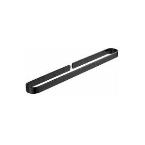ZVD - Shower Shelf and Storage Black Anti-Punching Shower Towel Holder 40cm