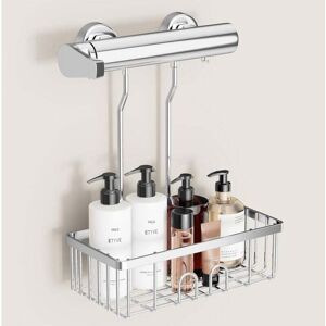 MUMU Shower shelf without drilling - hanging shower shelf - shampoo holder for the shower - no drilling - shower shelf made of SS304 stainless steel - 30