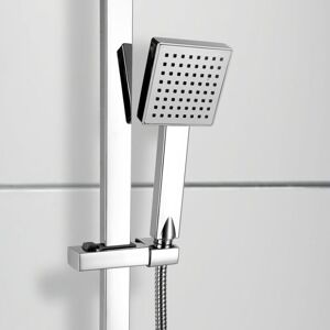 NES HOME Single Mode ABS Square Faceplate Handset Chrome
