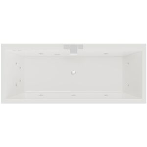 Wholesale Domestic - Slim Edge 1700mm x 750mm 12 Jet Chrome Flat Jet Double Ended Whirlpool Bath