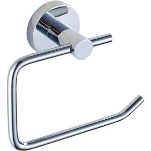 NEIGE Snow Bathroom Toilet Roll Holder Stainless Steel Wall Mounted Toilet Paper Holder Circle Base Silver