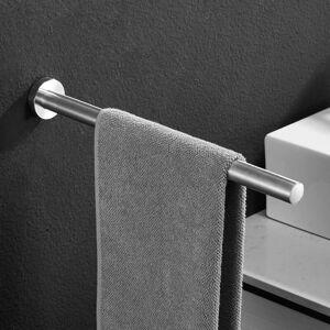 Sollbry - 40cm Bathroom Towel Holder - Stainless Steel Wall Mounted Towel Rack with Screws Brushed Towel Bar for Bathroom Kitchen Toilet