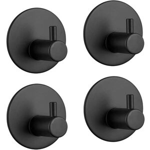 Sollbry - Adhesive Hook, Stainless Steel Bathroom Wall Hook, Self Adhesive Towel Holder for Kitchen, Living Room and Office, Anti-Rust and Waterproof
