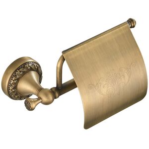 Antique Toilet Paper Holder,Retro Wall Mounted Toilet Paper,Brass Toilet Paper Holder for Bathroom and Kitchen - Sollbry