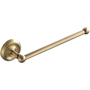 Sollbry - Antique Towel Rack, Retro Brass Towel Bar, Vintage Bathroom Towel Holder Wall Mounted
