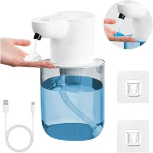 Sollbry - Automatic Soap Dispenser - 400ml Electric Wall Mount Touchless Soap Dispenser with Sensor 4 Speed Adjustable Switch IPX5 Waterproof for