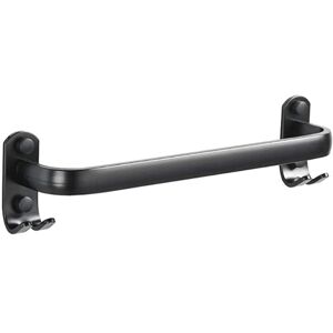 Sollbry Bathroom Towel Bar - Wall Mounted Kitchen Towel Holder - Black - 40cm