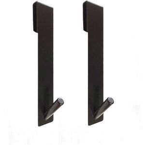 Sollbry - Extended Door Hooks for Bathroom Frameless Glass Shower Door, Stainless Steel Towel Hooks, Heavy Duty Holder Hooks for Robe, Towel, 2