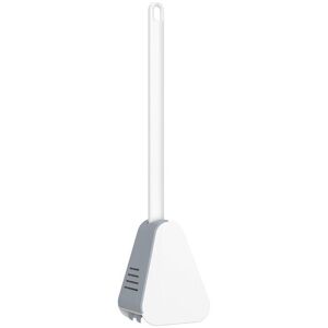 Sollbry - Golf Toilet Brush, Flexible Brush Head for Cleaning Toilet, Long Handle Toilet Brush with Holder, Golf Toilet Brush (White)