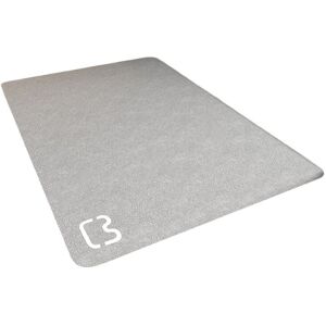 Non-Slip Bath Mat Absorbent Bathroom Mat Diatomite Microfiber Bath Mat Soft Quick Drying Gray 40×60cm - Sollbry