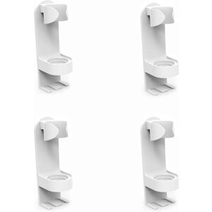 Sollbry - Pack Electric Toothbrush Holder - Electric Toothbrush Holder - Wall Mounted Toothbrush Holder for Bathroom - White