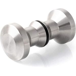Sollbry - Pair Door Knob, Shower Door Handles for Bathroom, Kitchen, Home, Office, Hotel, Stainless Steel