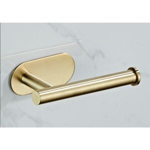 Sollbry - Self Adhesive Toilet Paper Holder, Premium Thick Stainless Steel Rustproof No Drilling Toilet Paper Holder for Bathroom Kitchen Toilet (1
