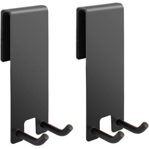 Sollbry - Set of 2 Towel Holders No Drilling for Shower Cabin, Stainless Steel Shower Hooks for 12mm Glass Thickness
