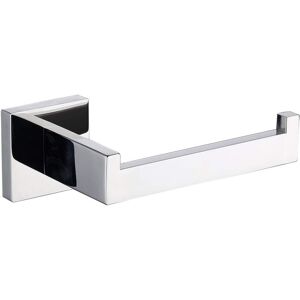 Sollbry - SUS304 Stainless Steel Toilet Paper Holder, Modern Square Half Open Bathroom Faucet Holder, Wall Mount, Dust-Free Tissue Roll Dispenser for