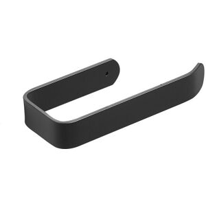Sollbry Toilet Paper Roll Holder, Rustproof Waterproof Toilet Paper Holder for Bathroom and Kitchen, Black, 16.5cm