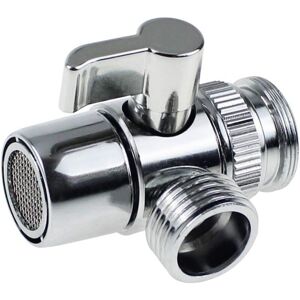 Way Valve with Washer Solid Brass Connector Shower System Replacement Part Used in Bathrooms and Kitchens Sink Faucets Shower Valves - Sollbry