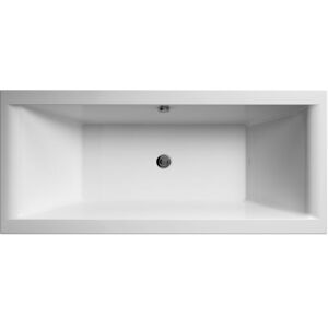 BALTERLEY Double Ended Straight Shower Bath - 1700mm x 750mm (Tap, Waste and Panel Not Included)