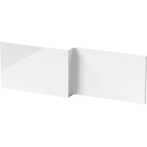 Balterley - 1700mm Gloss White l Shape Shower Bath mdf Front Panel