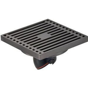 Ymyny - Square Shower Drain Plug for Bathroom, 10 x 10 cm, Siphon Grate, Drain Filter, Disposable, Straight Magnetic Drain Plug