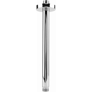 YMYNY Stainless Steel Round Shower Arm for Bathroom Ceiling Shower Head Wall Mount (25cm) mumu