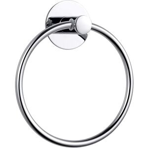 Linghhang - Strong Adhesive Bathroom Towel Holder Towel Ring, Stainless Steel, Chrome